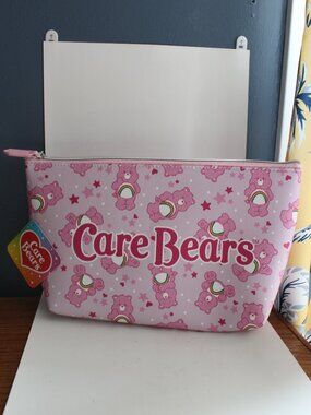 Large  Care Bears Cheer Bear Makeup Bag Toiletries